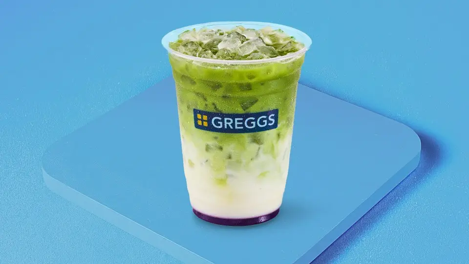 First-time app users can get a free Iced Blueberry Matcha (Greggs)