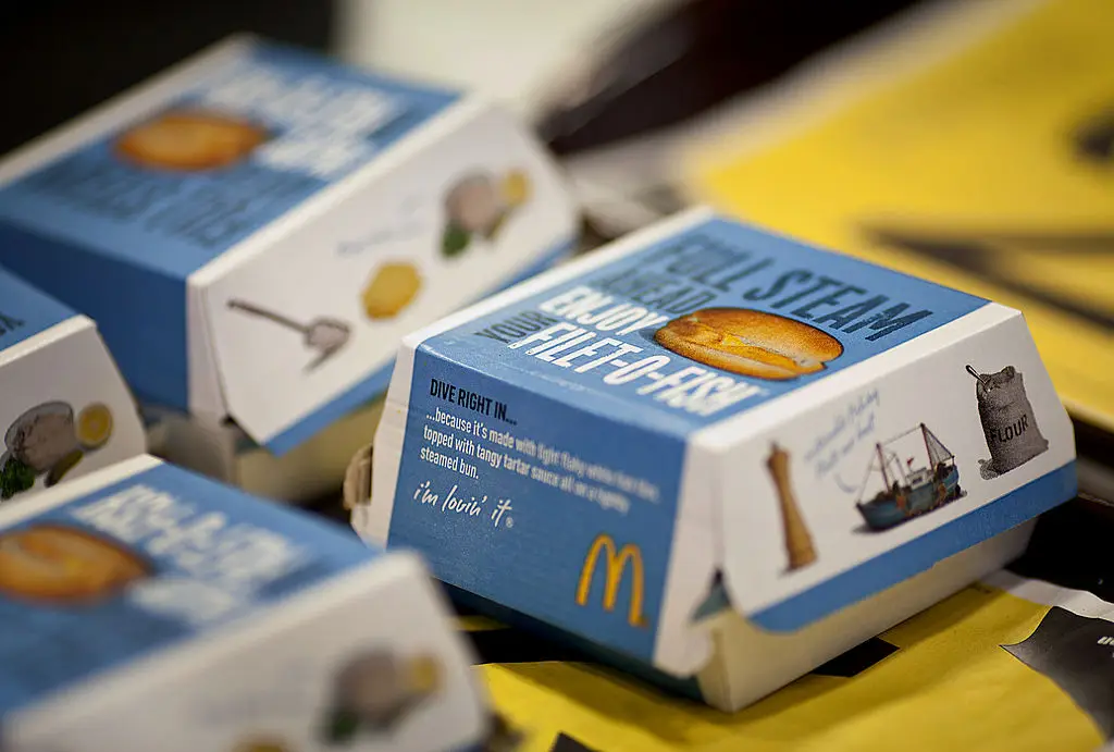 Apparently Filet-O-Fish is the only standard McDonald's sandwich that comes with half a slice of American cheese by default. (