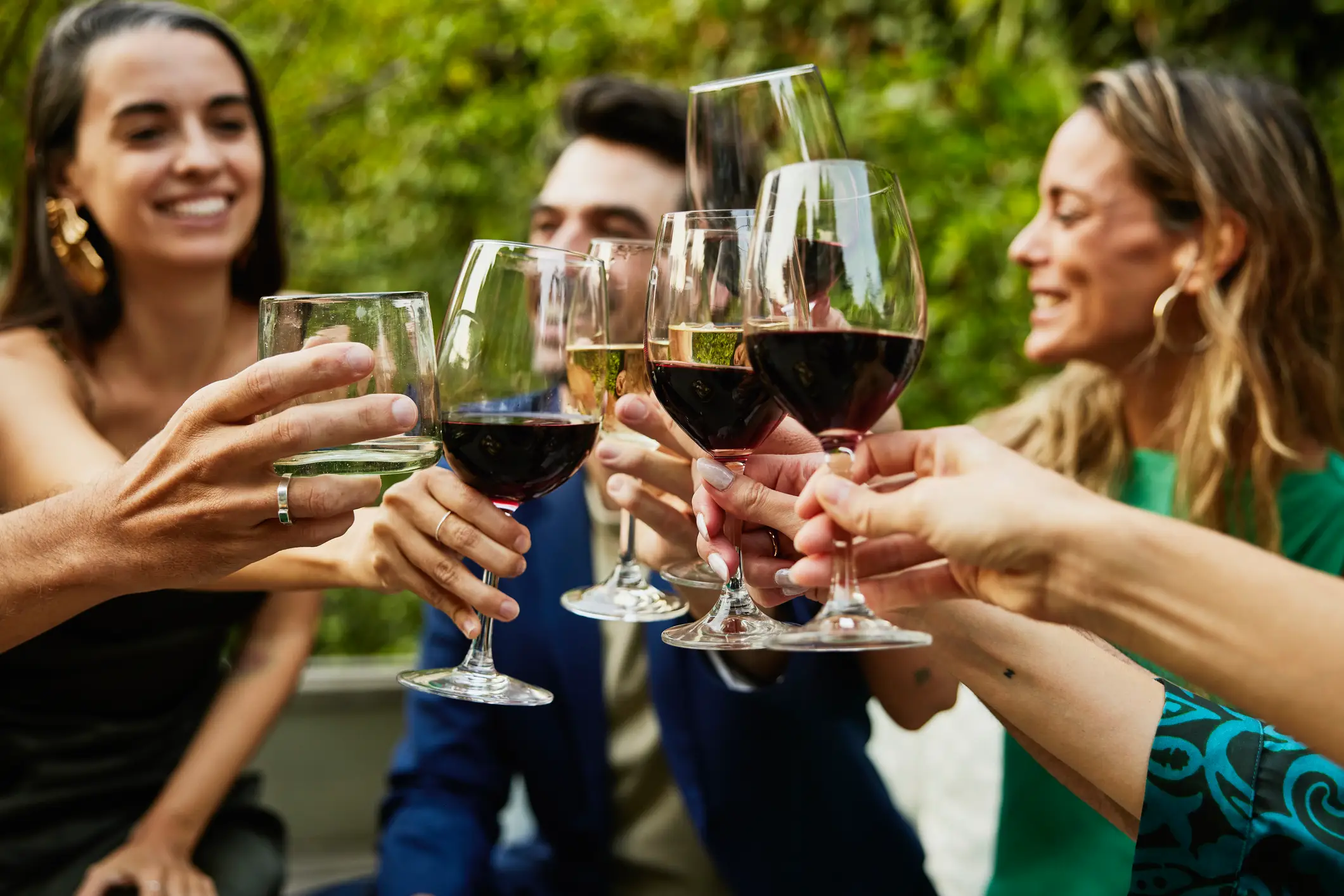 Keep those fingers away from the grape juice! (Thomas Barwick/Getty Images)