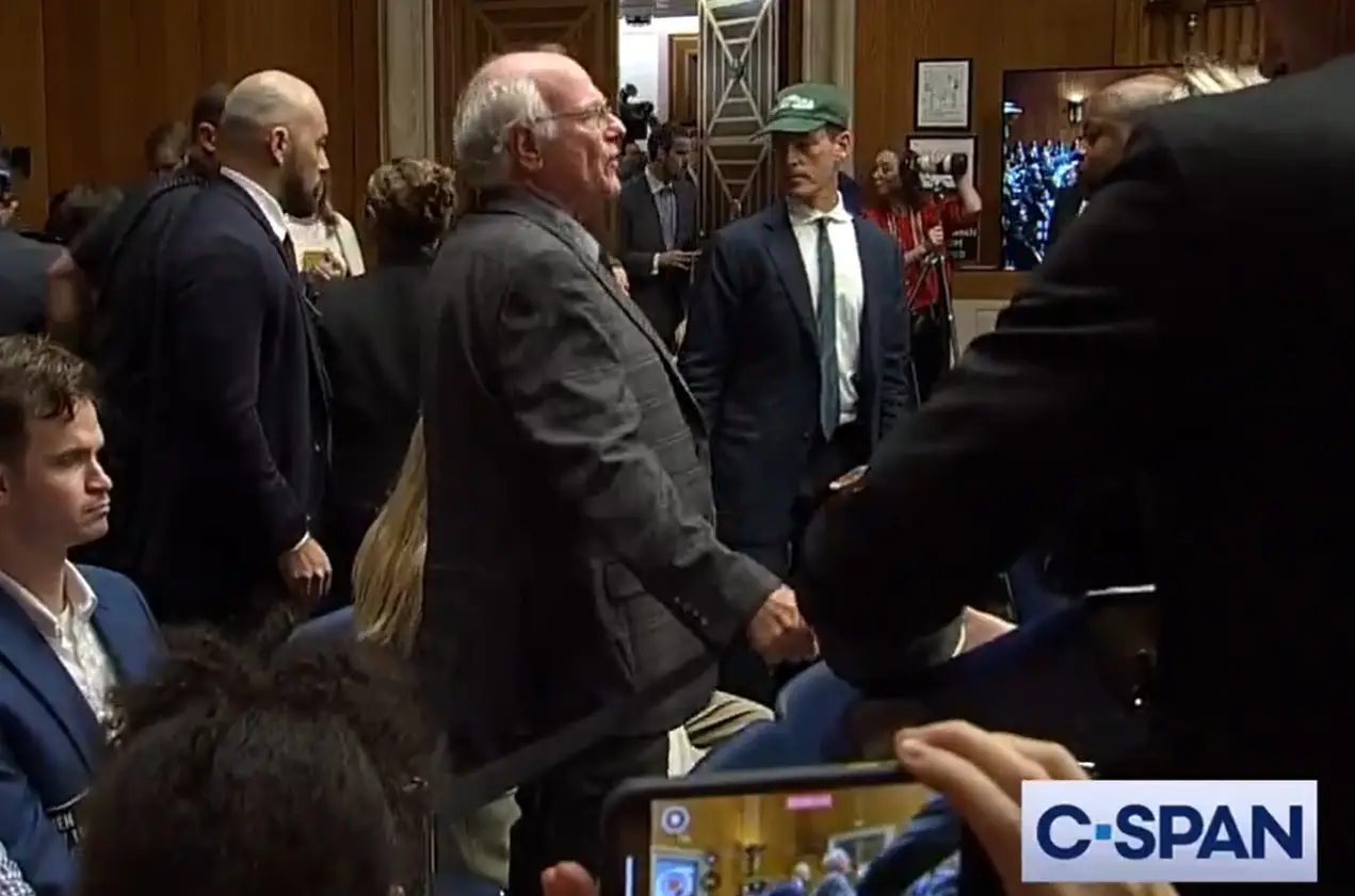 Cohen speaking shortly before his arrest (C-Span)