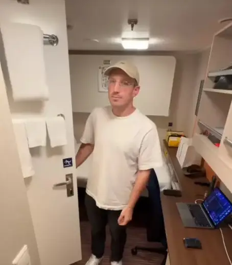 Bryan James in one of his YouTube videos - @bryanjamescruises via YouTube