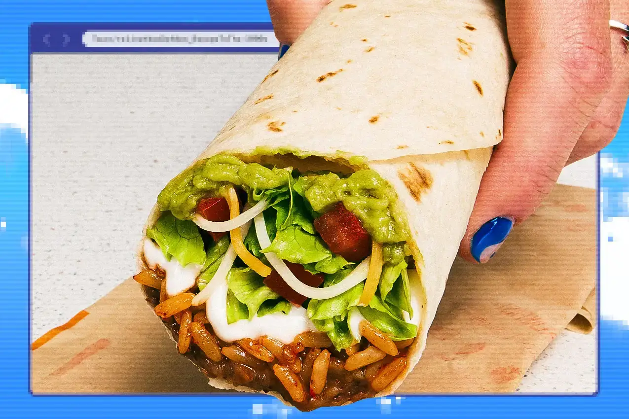 Taco Bell's Decades Y2K 7-Layer Burrito (Taco Bell Corp)