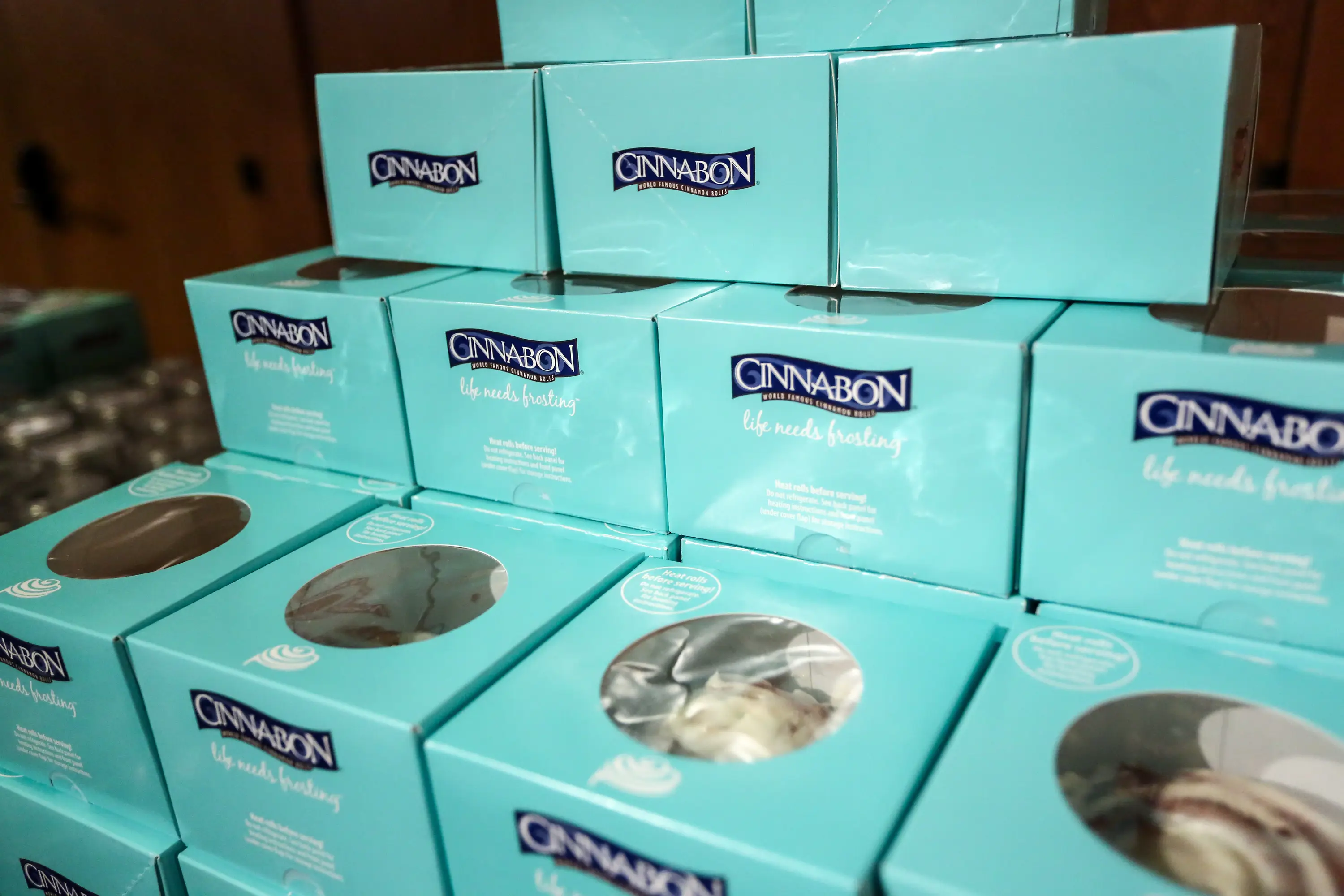 Muffins and doughnuts carrying the Cinnabon logo are available to shop in some Co-op stores (David Buchan/Deadline/Penske Media via Getty Images)