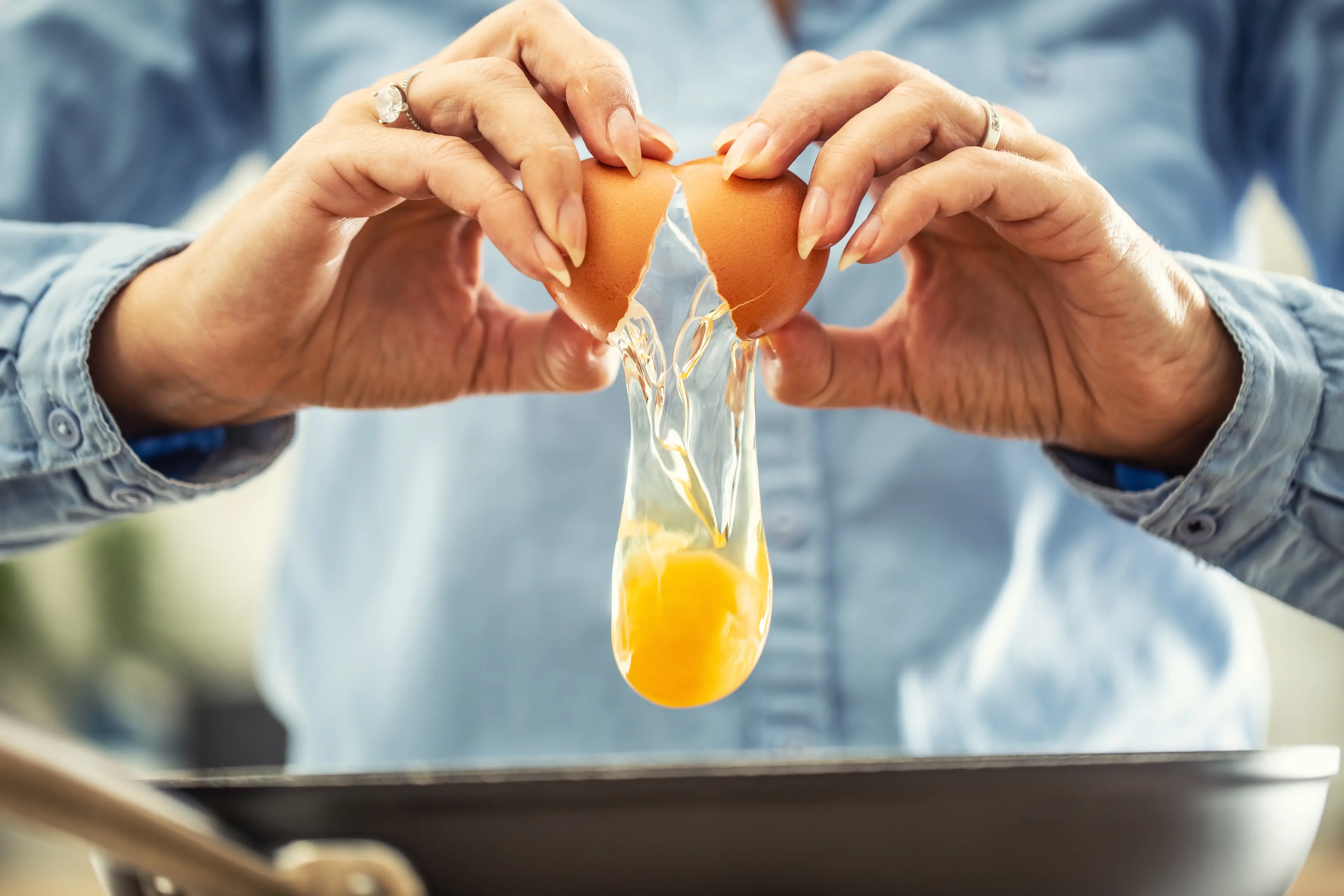 You'll get more from your eggs if you cook them (SimpleImages/Getty)