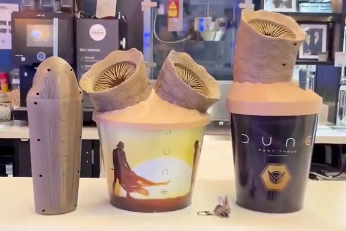 Dune fans ask 'which freak designed this' as cinemas unveil themed popcorn buckets
