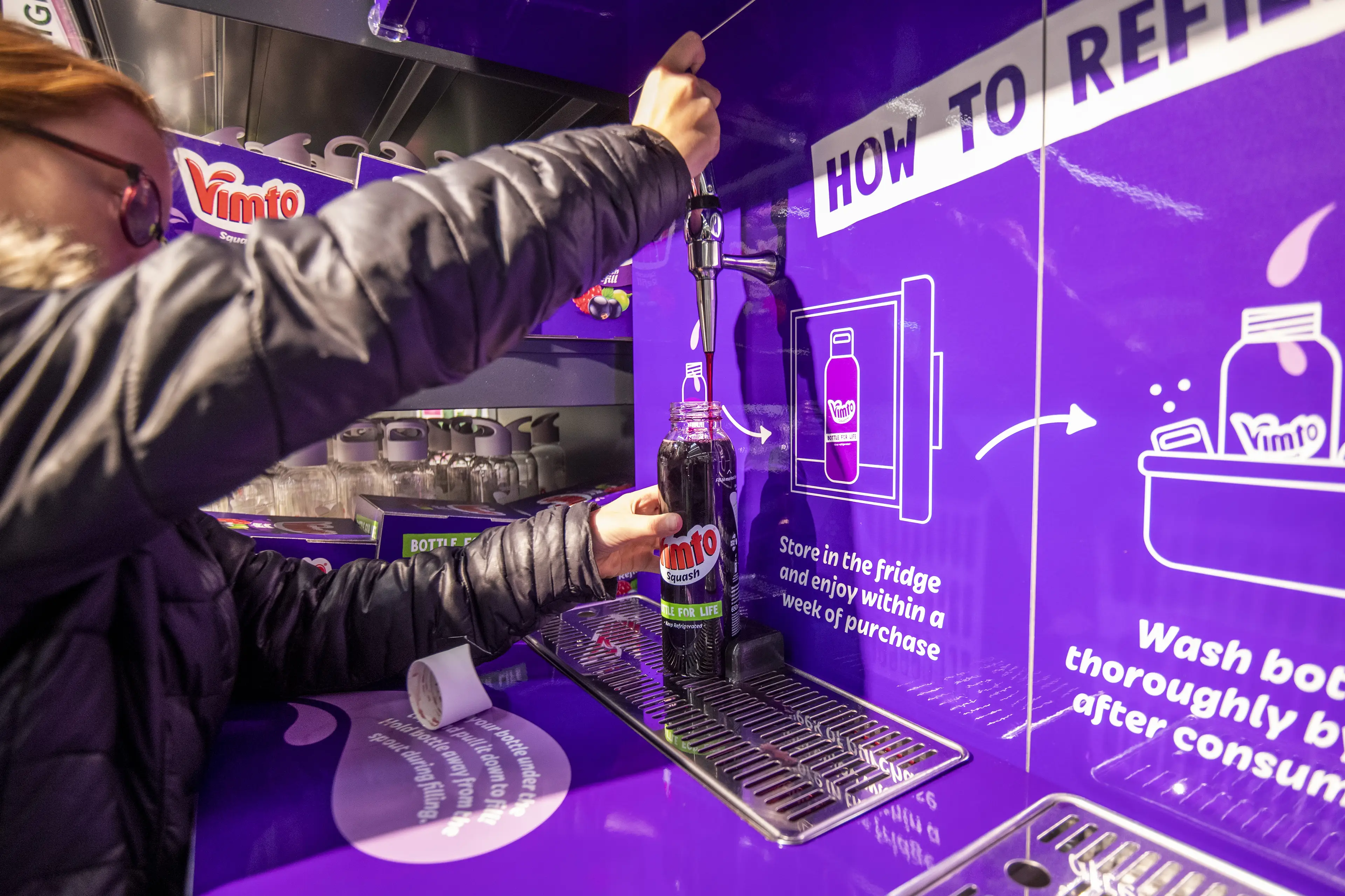 Vimto was a key brand involved in Asda's sustainability drive (Bloomberg / Contributor/Getty Images)