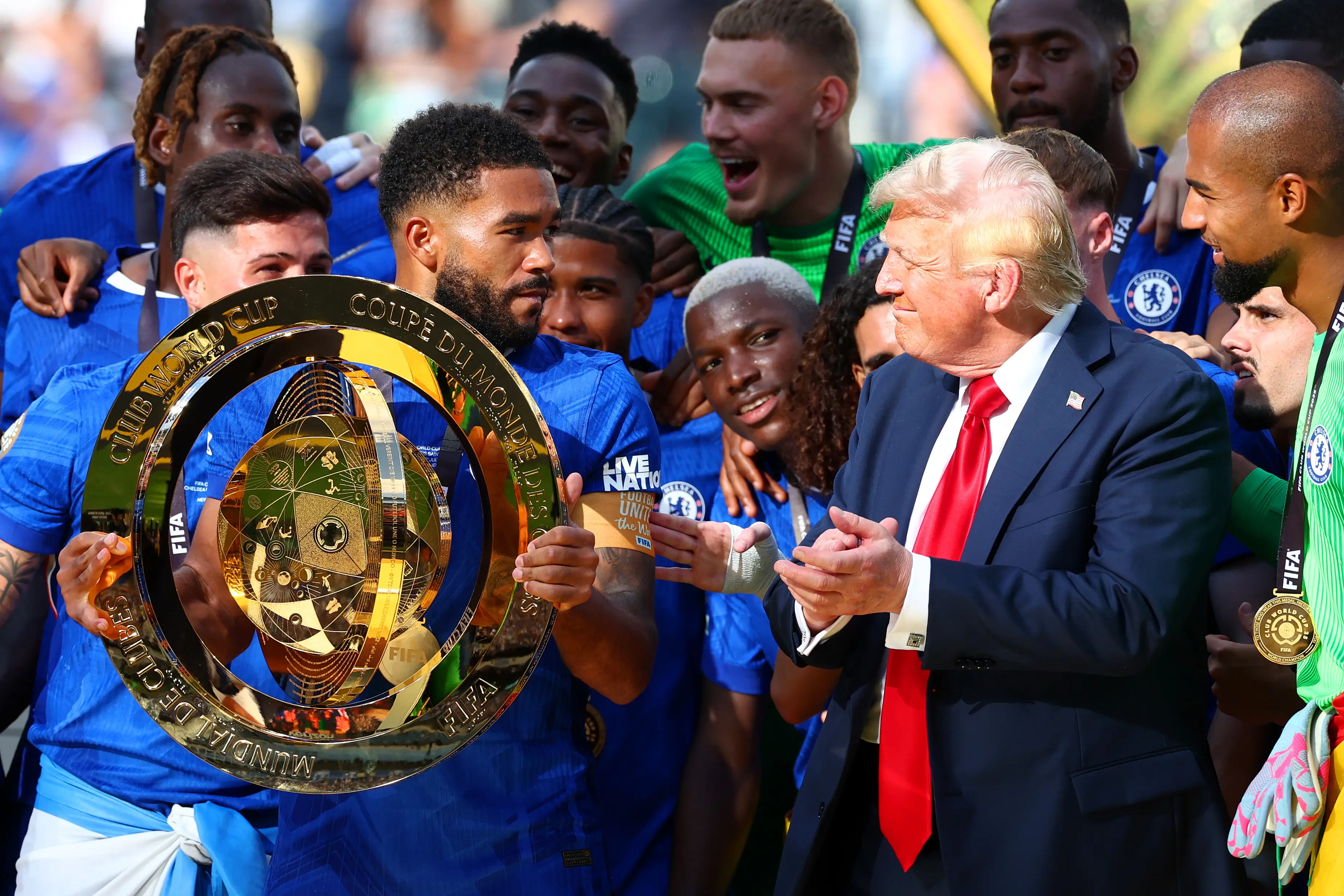 Donald Trump previously went viral for gatecrashing the festivities (Chris Brunskill/Fantasista/Getty Images)