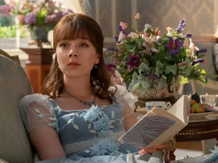 Claudia Jessie in Bridgerton. (Netflix)