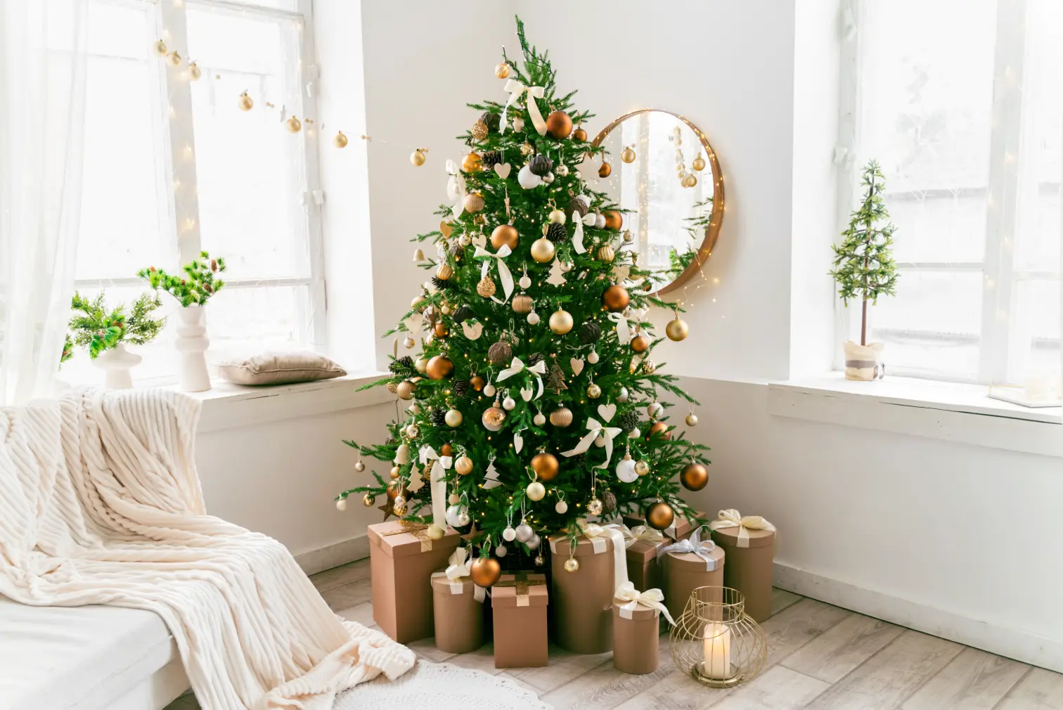 Be sure to wait until after November 29th to hang your tinsel and wreath (Getty Stock Images)