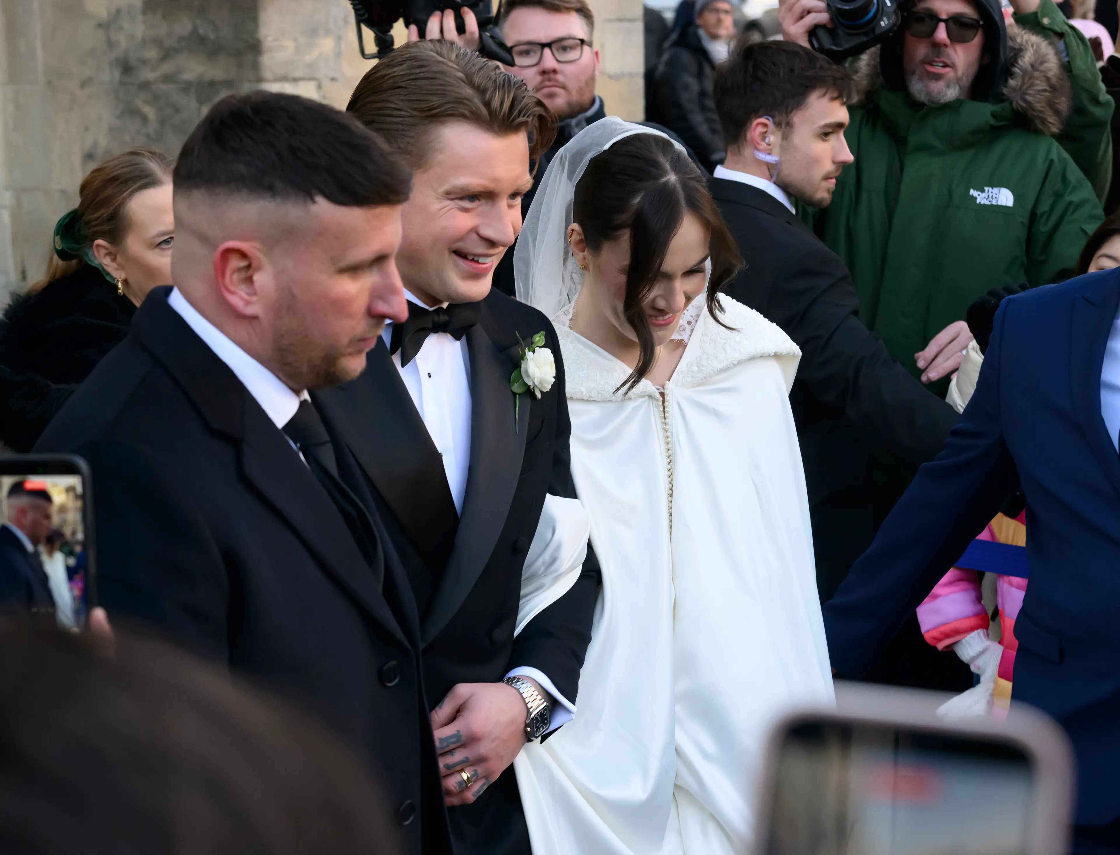 Only Peaty's sister was invited to the wedding from his side of the family (Karwai Tang/WireImage)