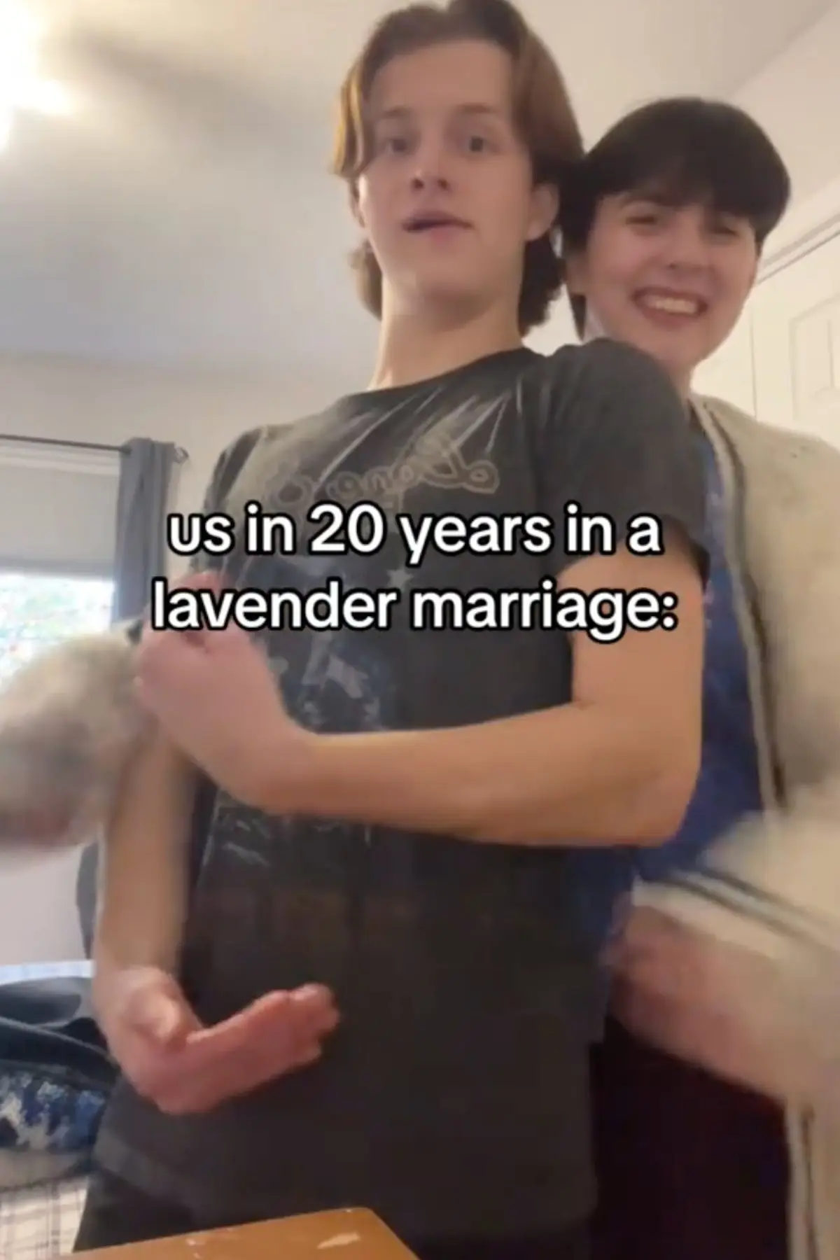 Gen-Z have put a modern spin on lavender marriages (TikTok/@ter.ane)