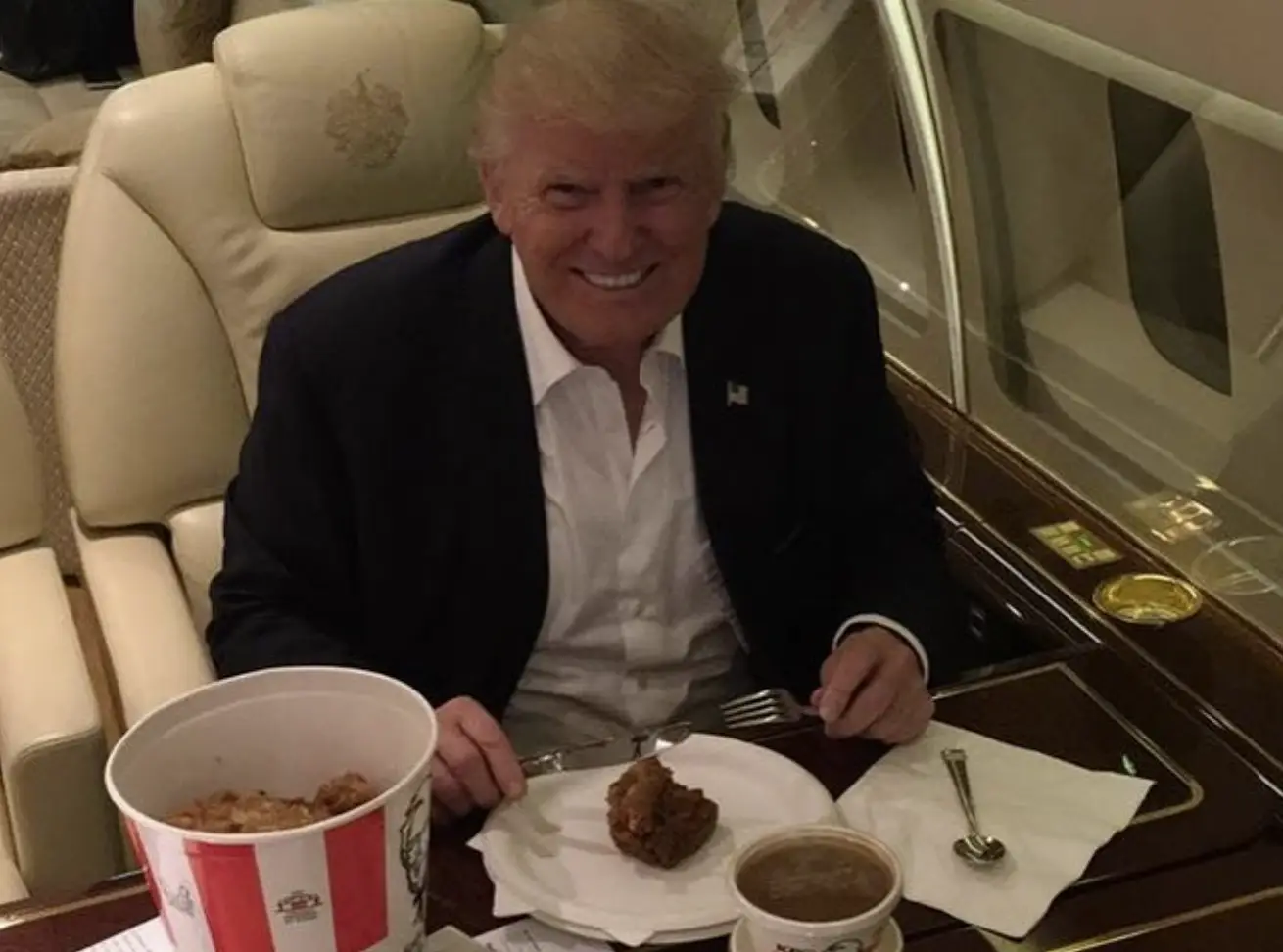 Trump is renowned for his love of fast food (instagram/@realdonaldtrump)