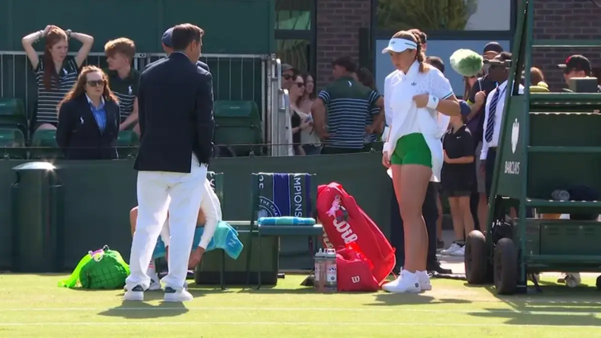 Surprising reason Wimbledon star lifted her skirt to show umpire after viewers left in complete shock