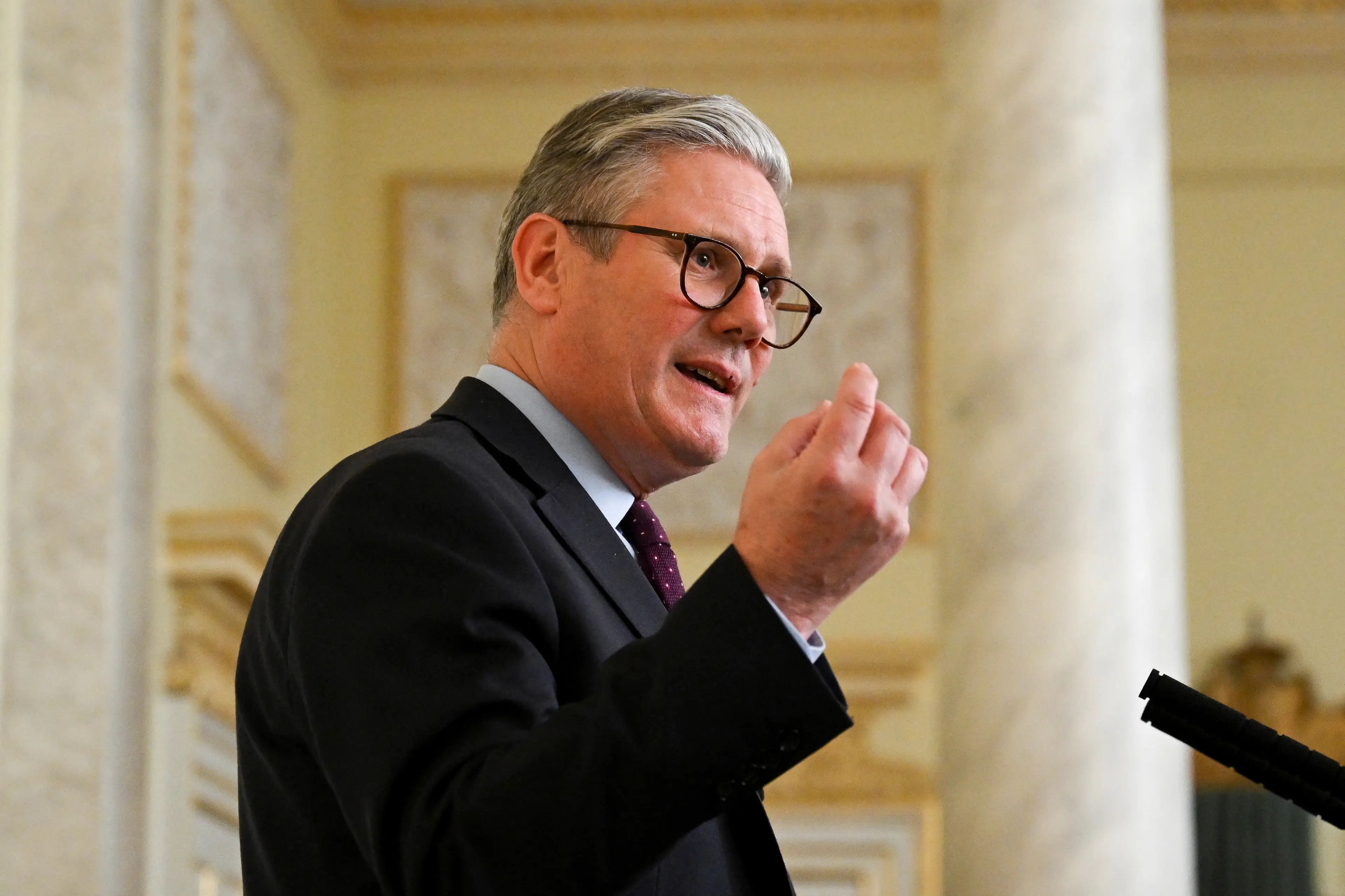 Starmer has since responded to Trump's tariffs (Jaimi Joy-WPA Pool/Getty Images)