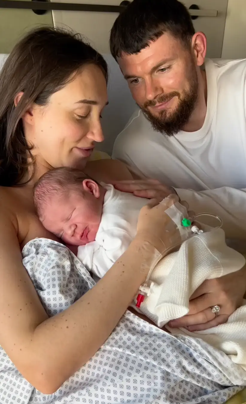 The pair announced the news in a sweet video (meganmckenna/Instagram)