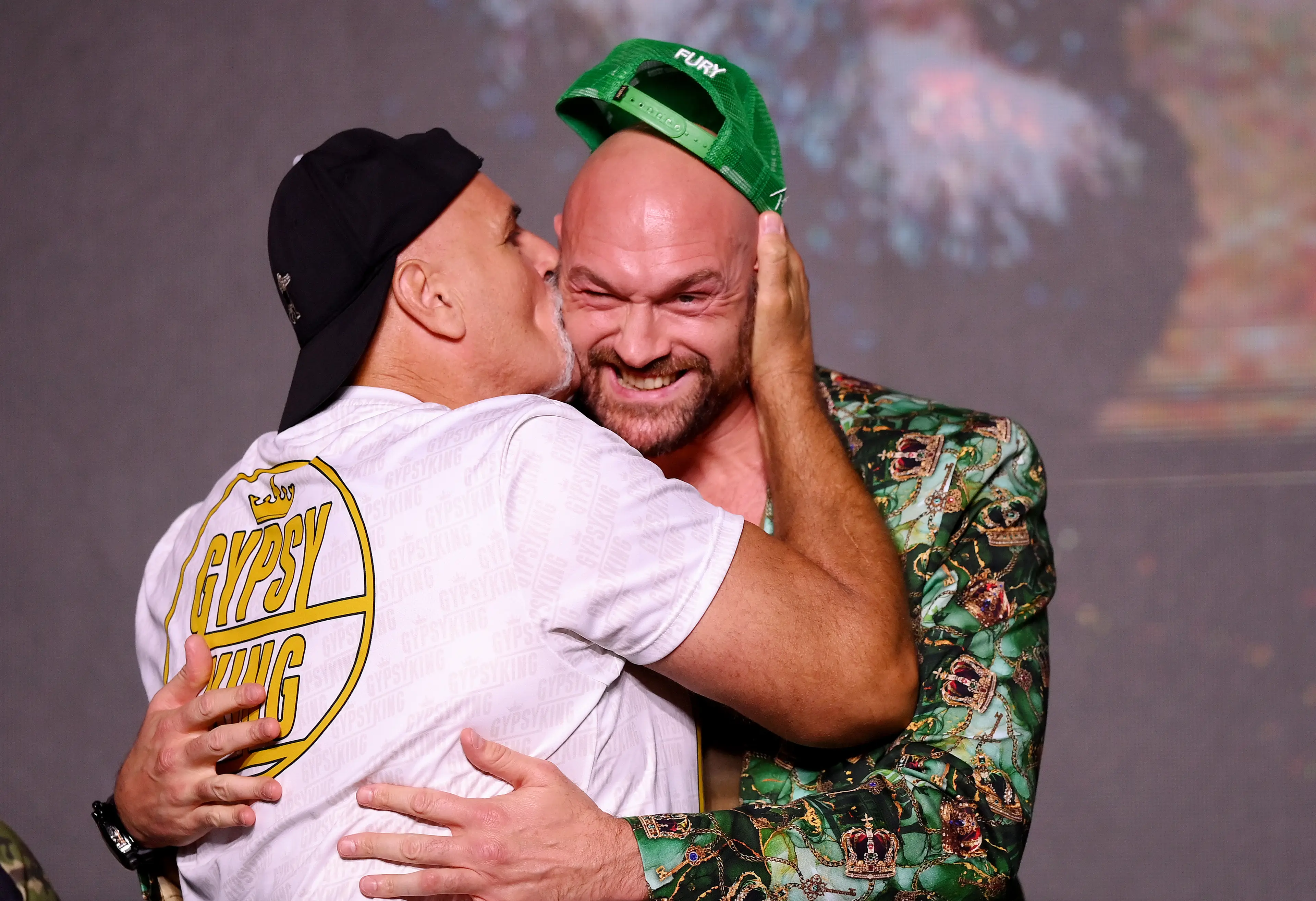 Tyson Fury and his dad John have butted heads recently over boxing (Justin Setterfield/Getty Images)