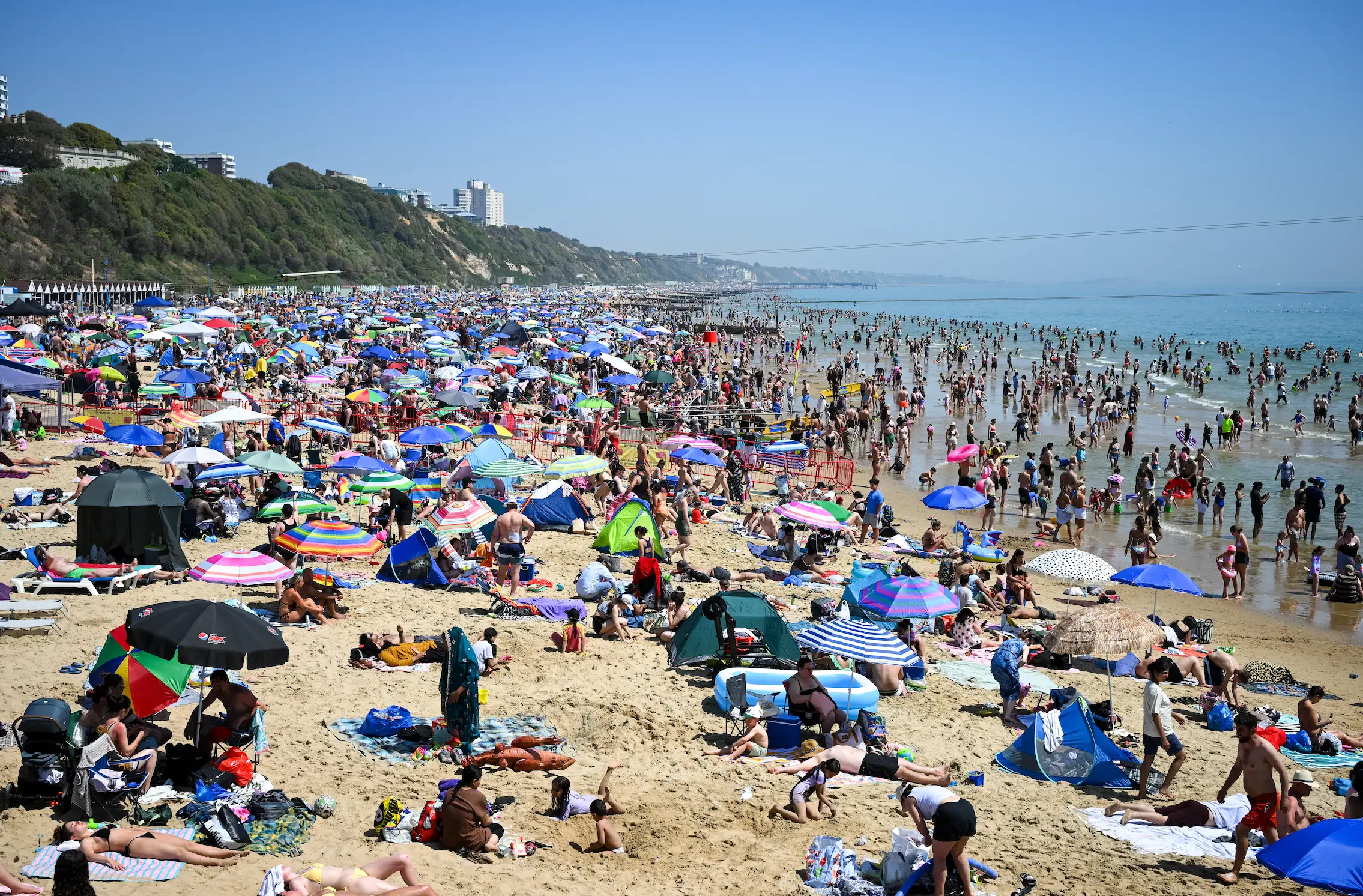 10 Brits have died in water-related incident since the UK heatwave began (Finnbarr Webster/Getty Images)