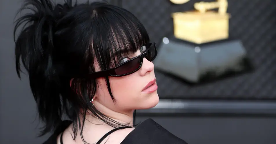 Billie Eilish took a tumble at Coachella. (