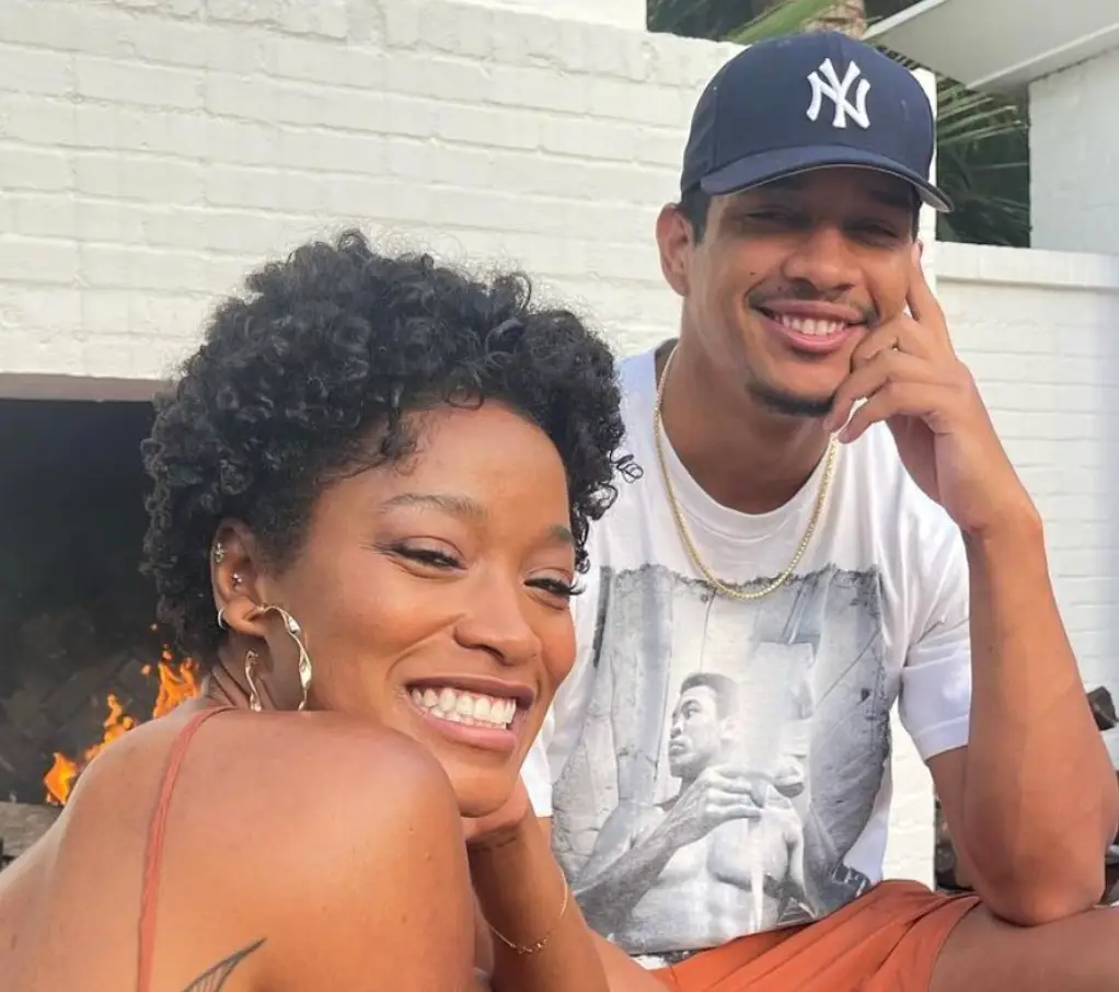 She may be expecting the child with boyfriend Darius Jackson.