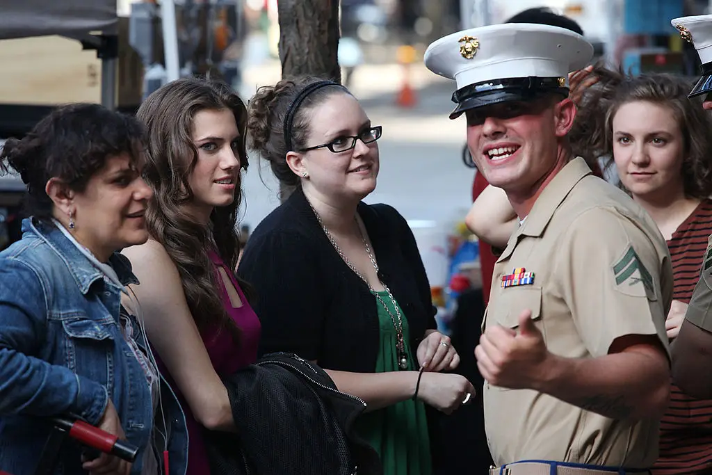 The cast would frequently be spotted filming on location in New York (Photo by Rob Kim/Getty Images)