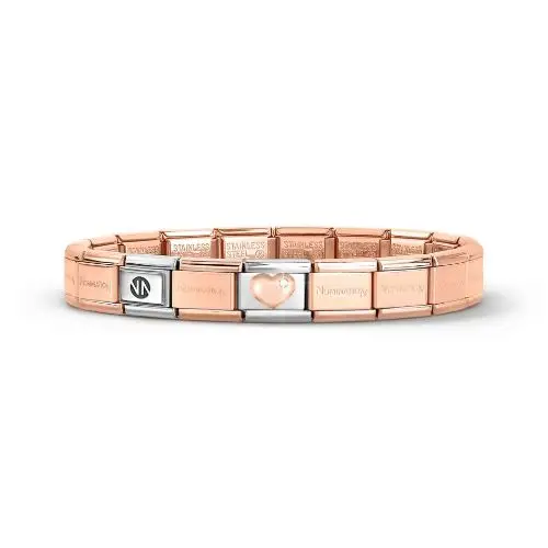 Nomination Composable Classic Bracelet Heart in Rose Gold