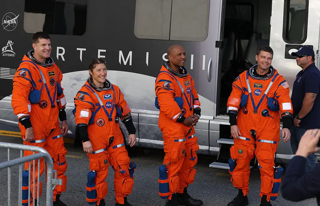 The crew noticed an issue with the spacecraft's toilet within just minutes of the mission launch (Joe Raedle / Staff / Getty Images)