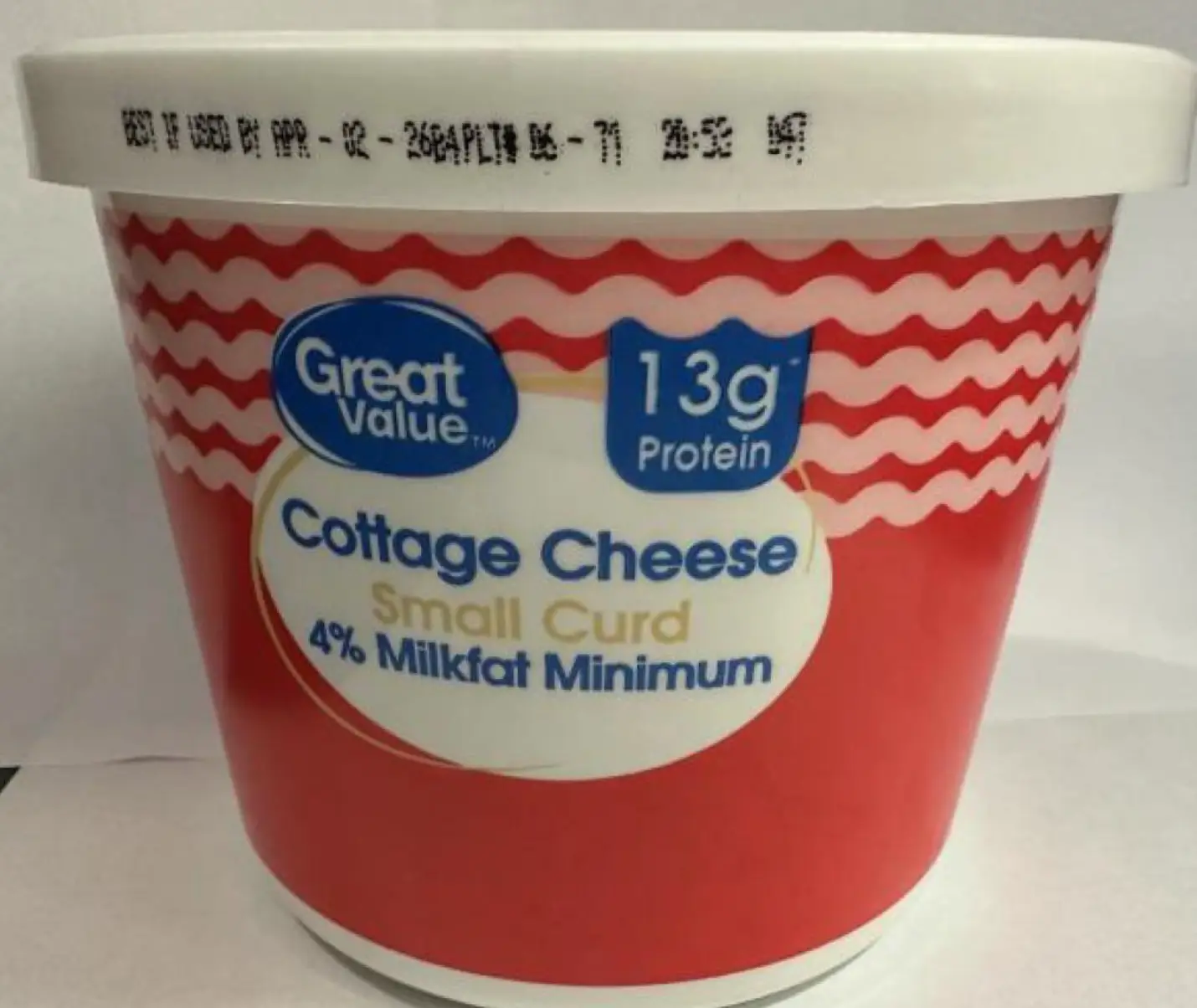 There are concerns that selected batches of the cottage cheese haven't been pasteurised properly (FDA)