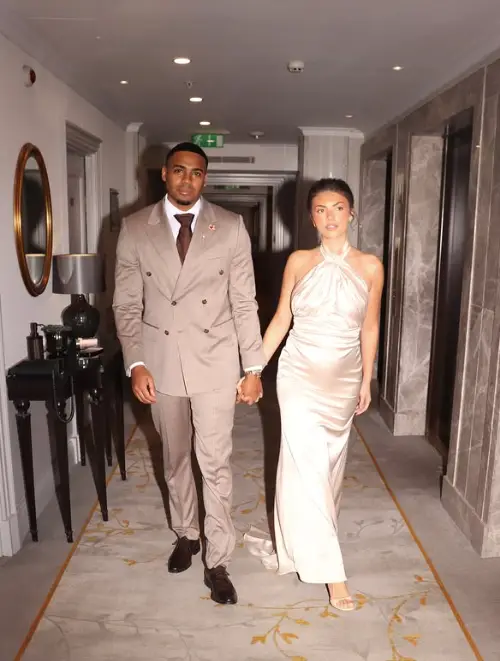 Tyrique and Samie confirmed their baby news on Monday (@samieelishi/Instagram)