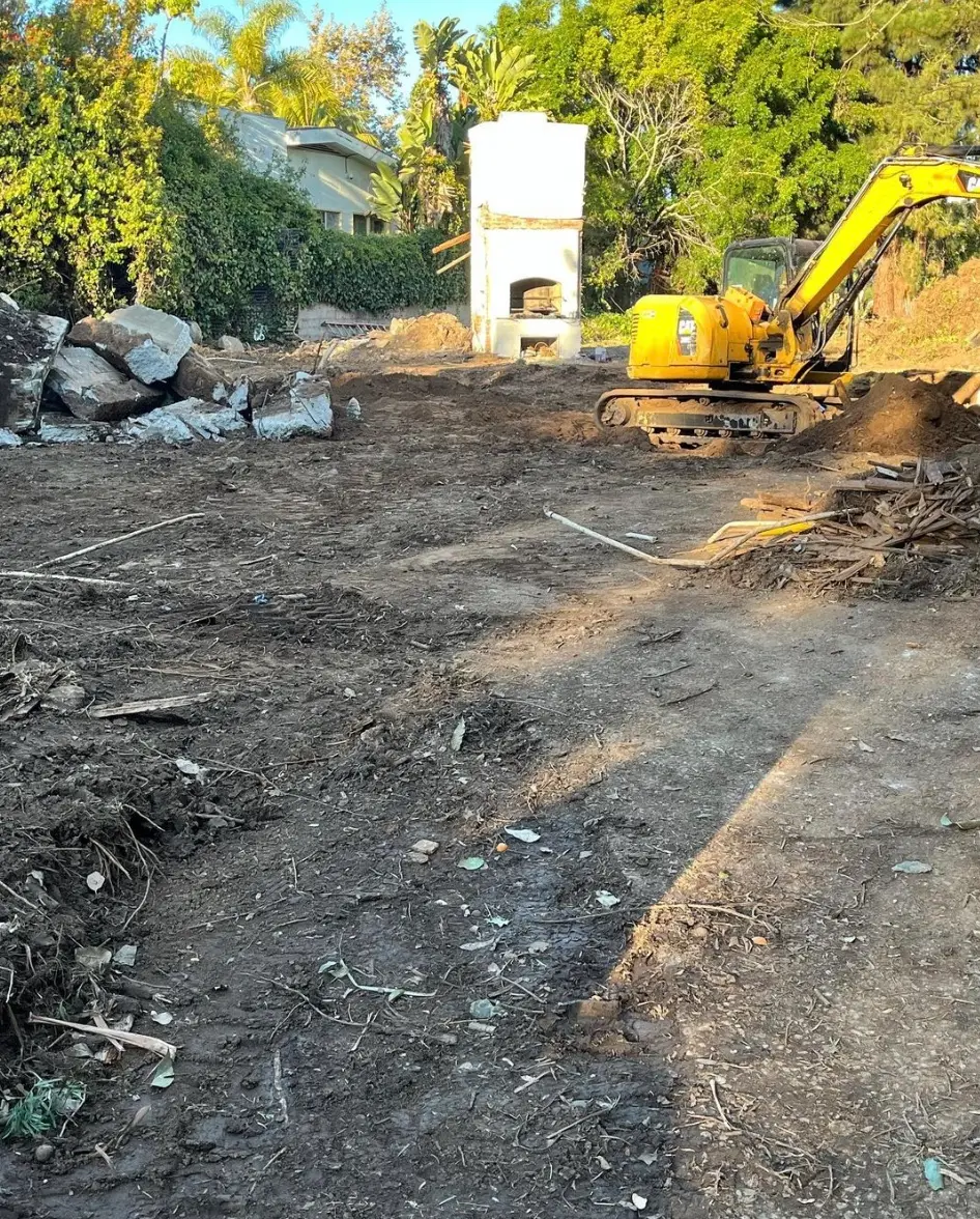 White's old home has been torn down.