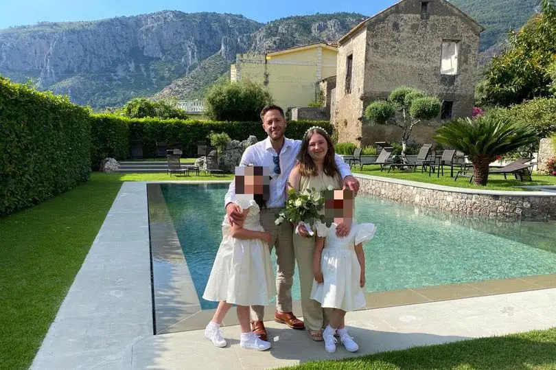 A stop at duty free caused chaos for the family.