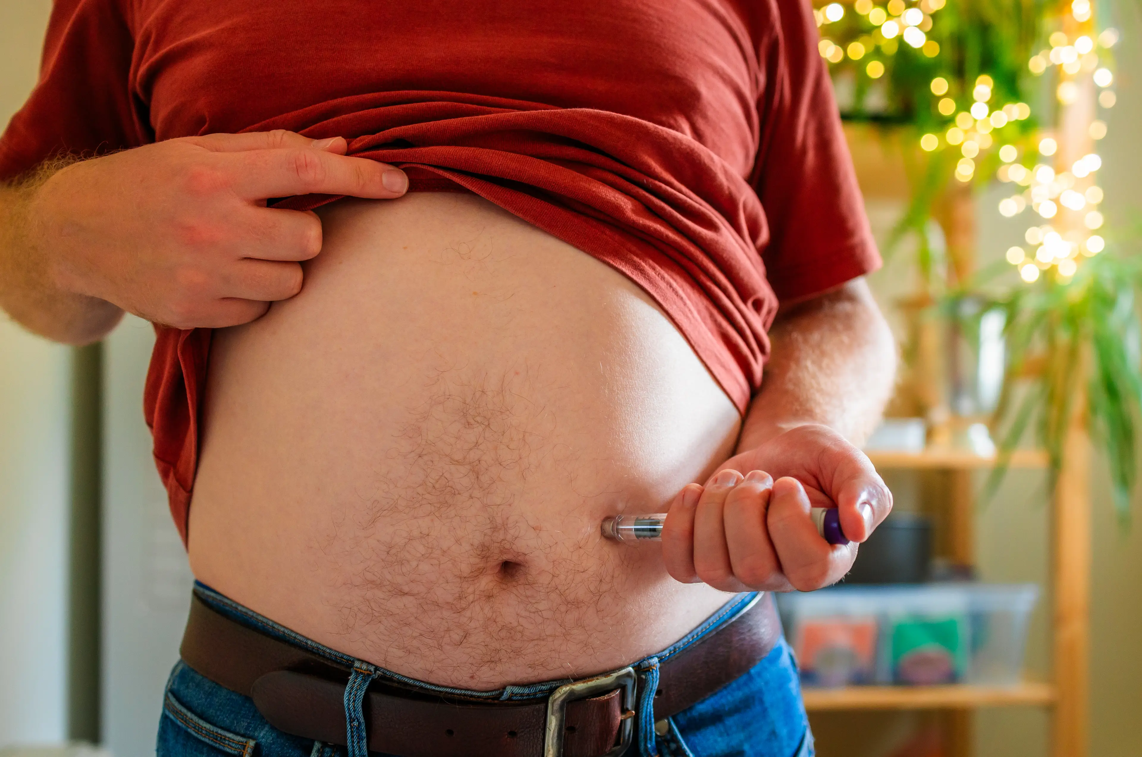 Many men have discovered an unexpected bonus about taking weight loss jabs (Getty Stock)