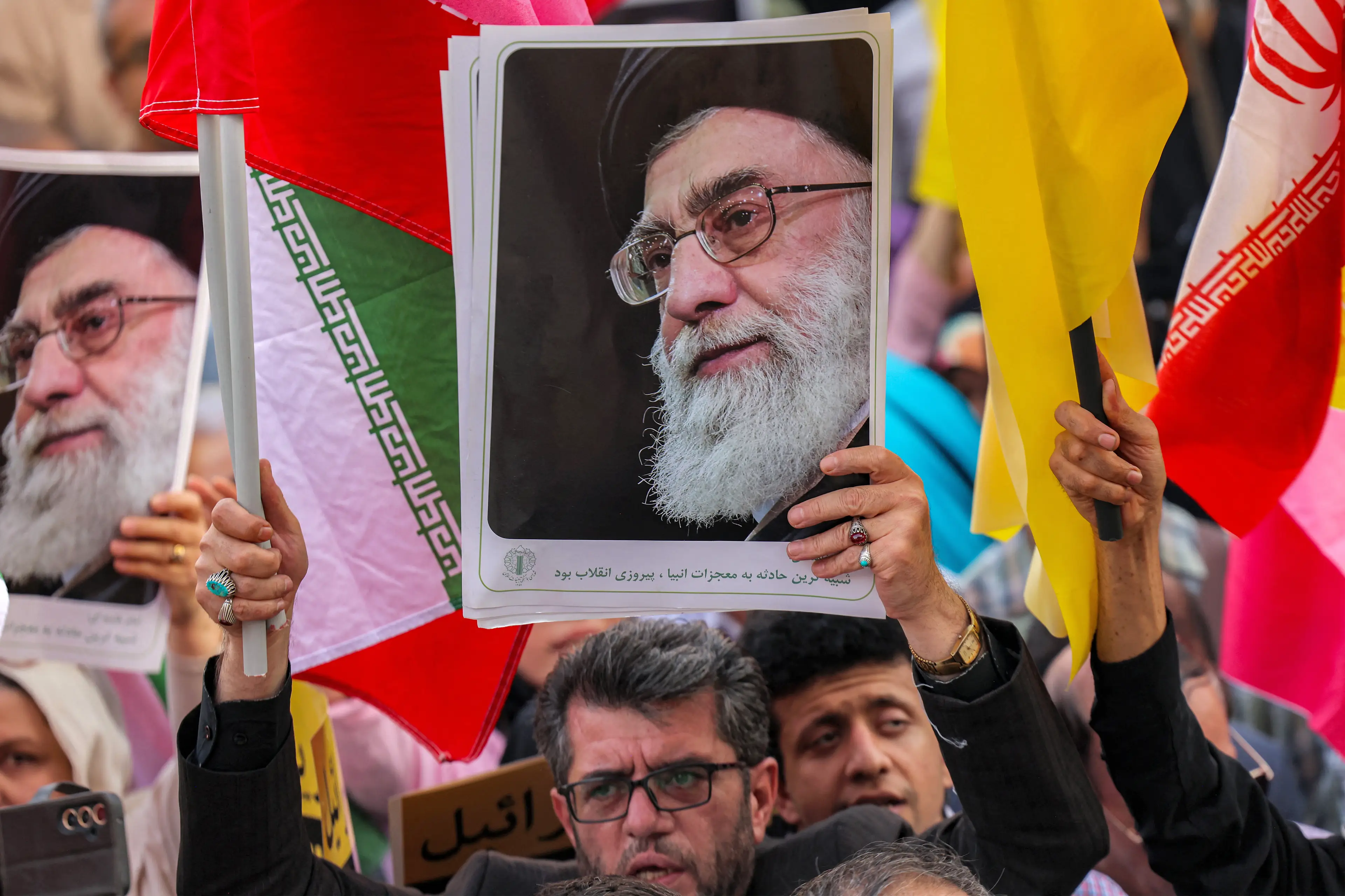 The Iranian leader released a statement from hiding (ATTA KENARE/AFP via Getty Images)