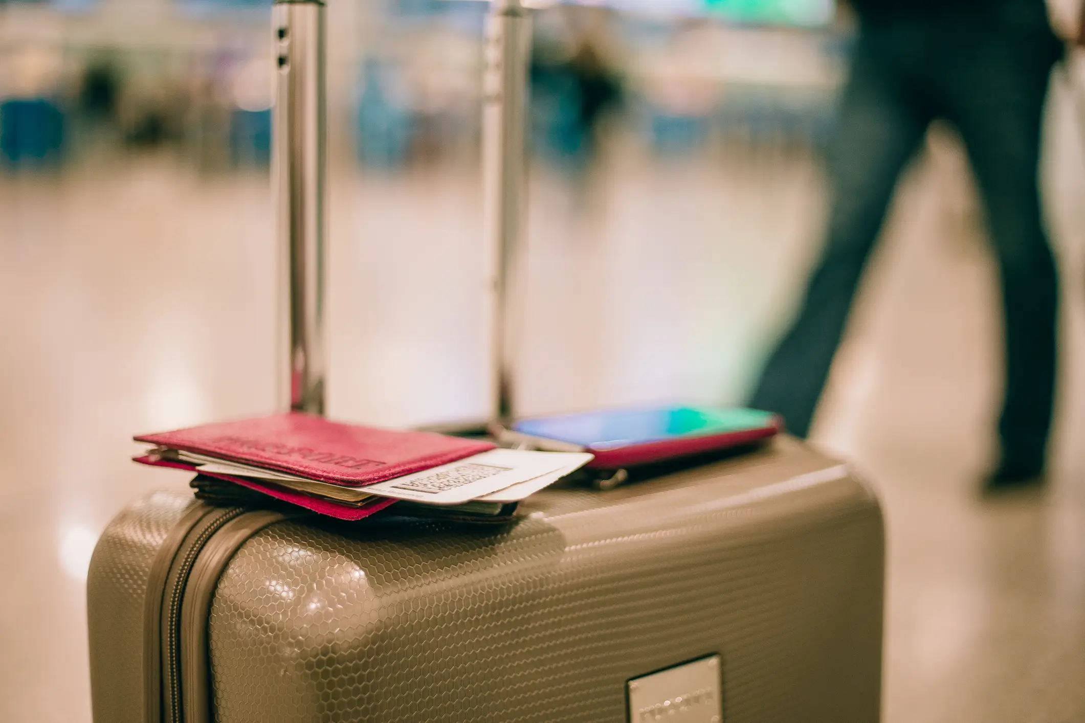 All you need on your luggage tag is your full name, phone number and email address. (Iuliia Bondar / Getty Images)