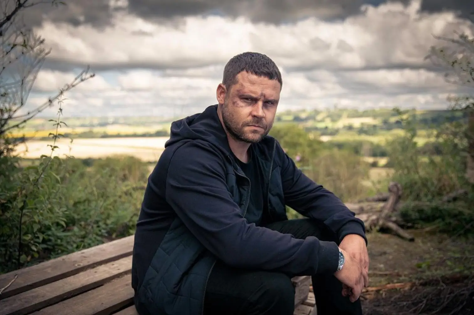 Danny Miller is back as Aaron.