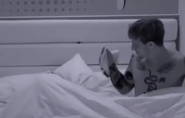 Luca removed his boxers.