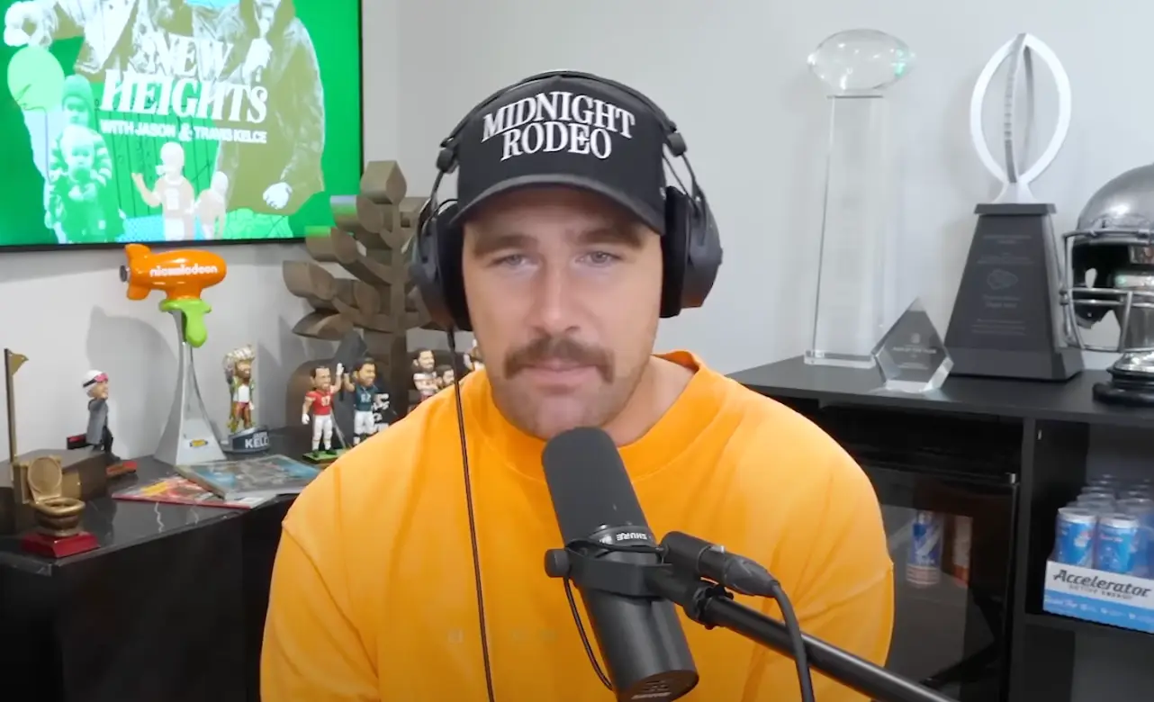 Travis Kelce spoke about the game on his podcast (YouTube/New Heights)