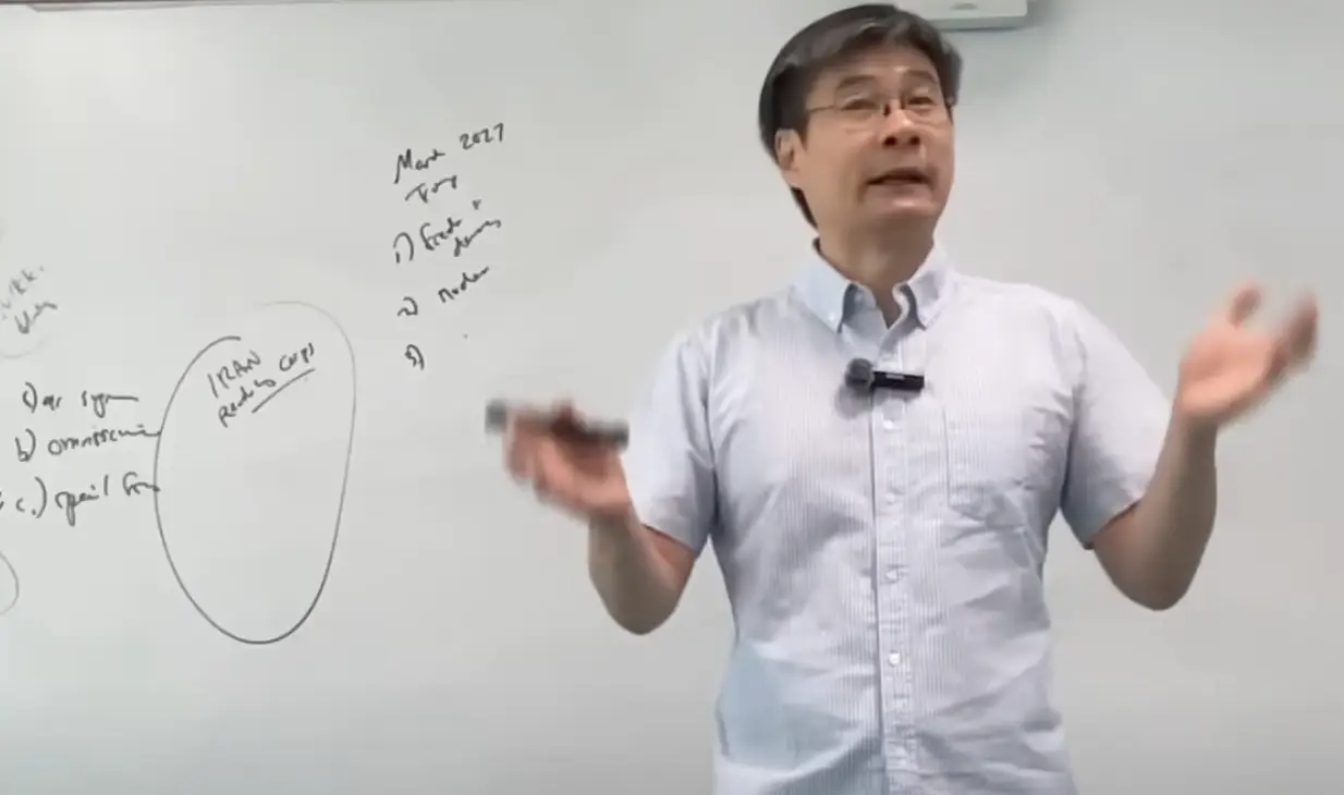 The clip has gone viral on social media as it became more relevant this week (YouTube/@PredictiveHistory)