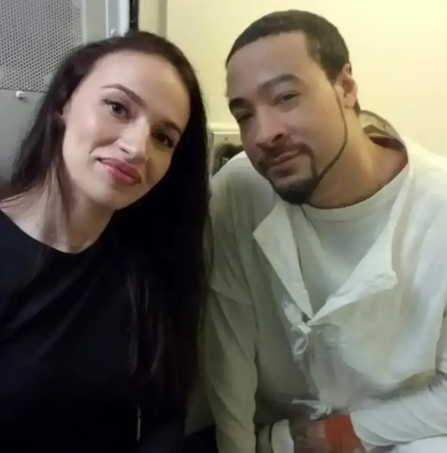 The couple met on an online prison pen pal platform (ITV)