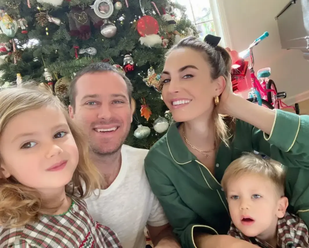 Armie shares his two children with ex-wife Elizabeth Chambers (Instagram/@elizabethchambers)