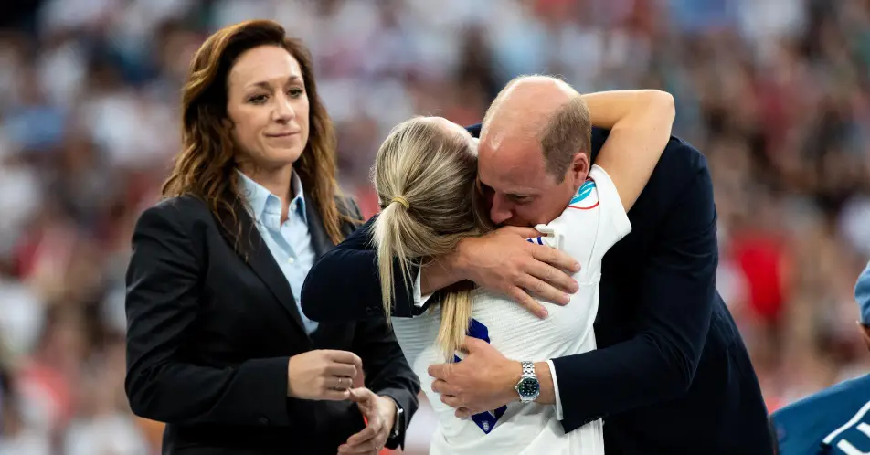 Prince William was among the ladies' more notable fans on the day.