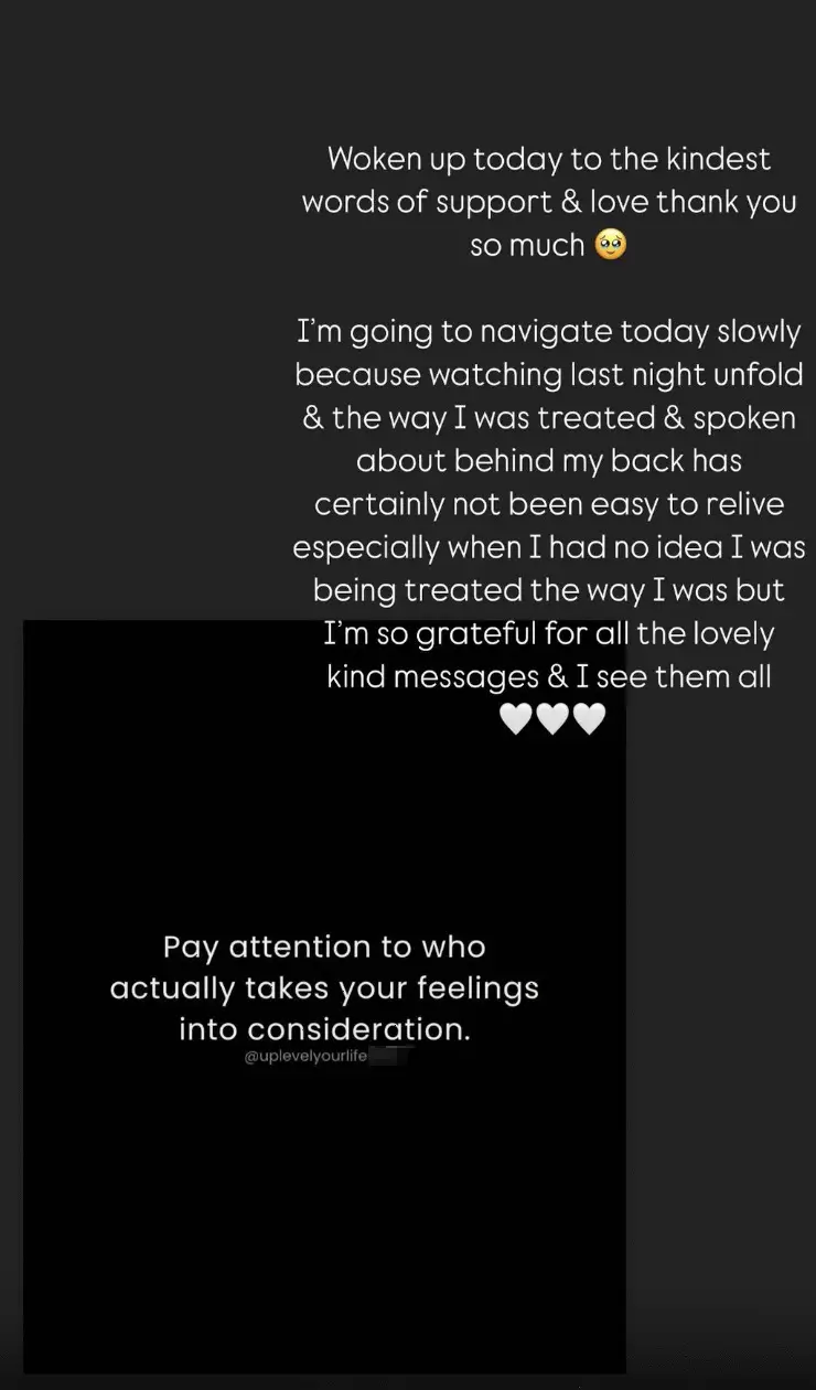 She thanked fans for their support (Instagram/@hannahkate_norburn)