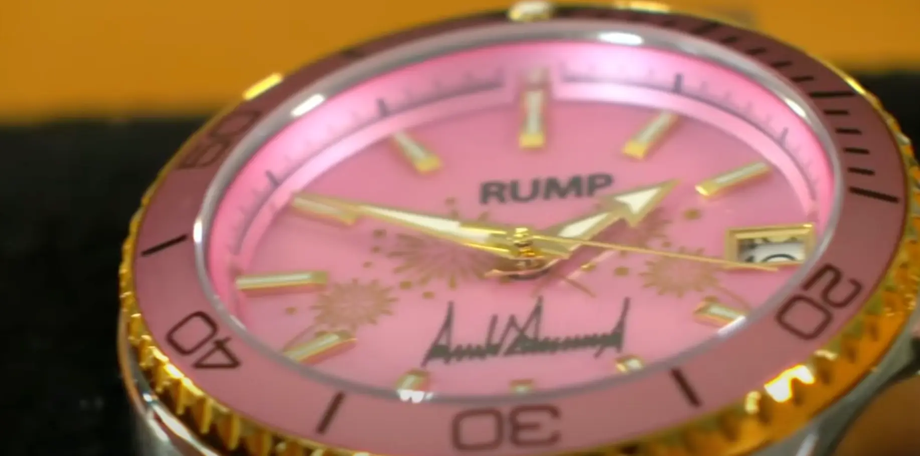A Rhode Island man bought a $640 'RUMP' watch for his wife (NBC)
