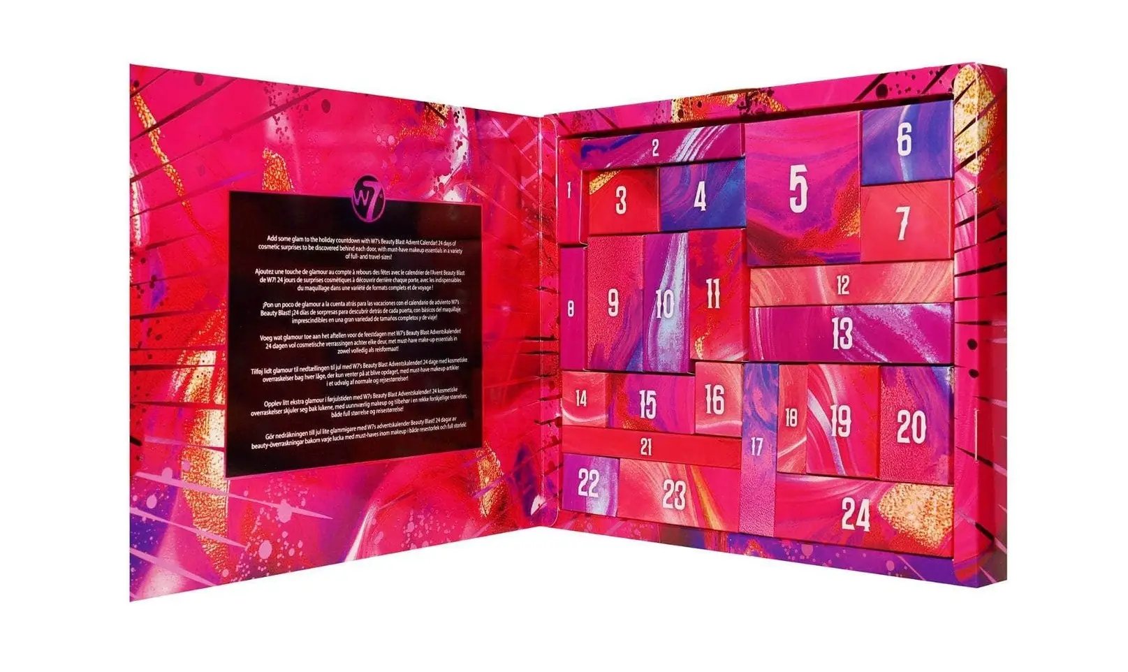 Who says beauty advent calendars need to break the bank? (W7/Amazon)