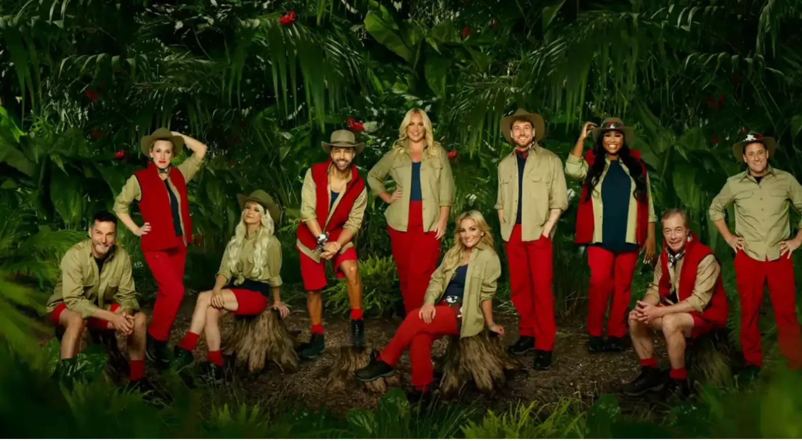 This year's celebrity campmates.