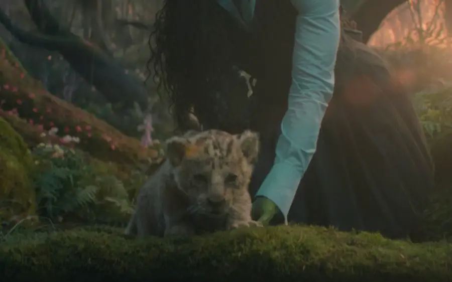 Elphaba sets the Cowardly Lion free in Wicked (Universal)