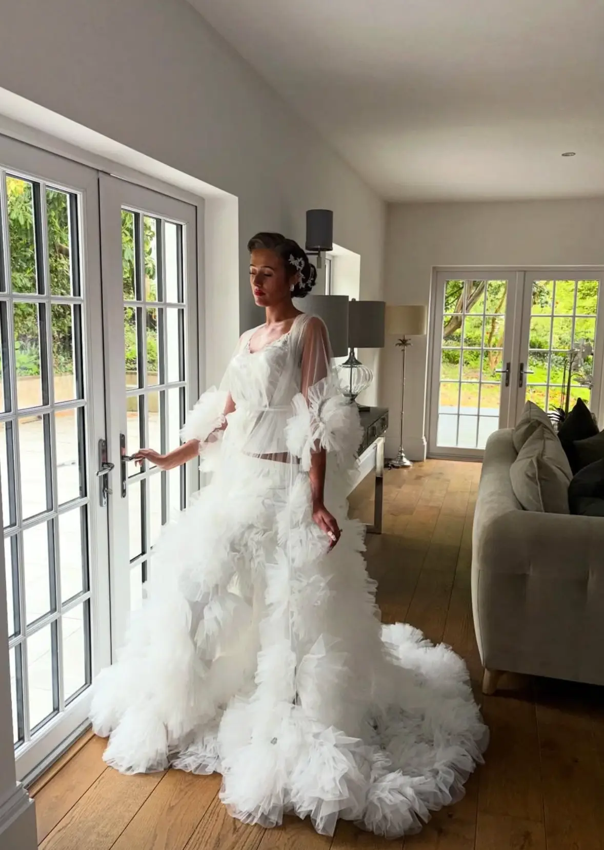 Venezuela is set to soon leave her family's £8 million mansion in order to move in with her new husband, Noah (Instagram/@parisfury1)