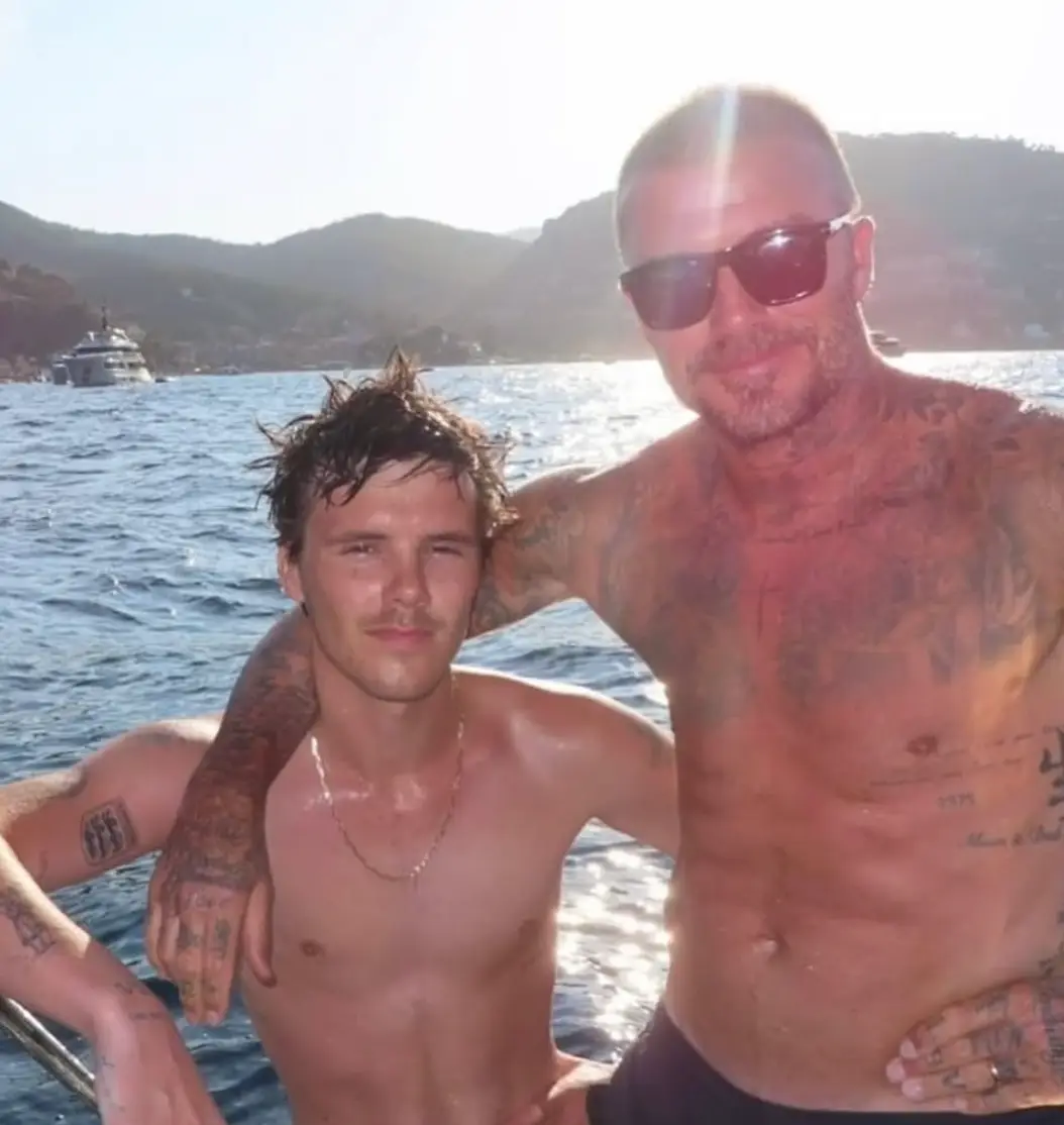 Cruz's father David has also ran into some speeding trouble in the past (Instagram/@cruzbeckham)