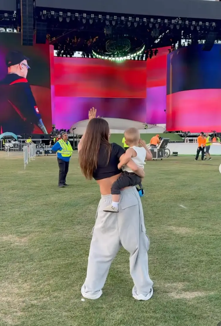 Hailey Bieber has praised her husband's headline Coachella performance with a sweet Instagram post (Instagram/@haileybieber)