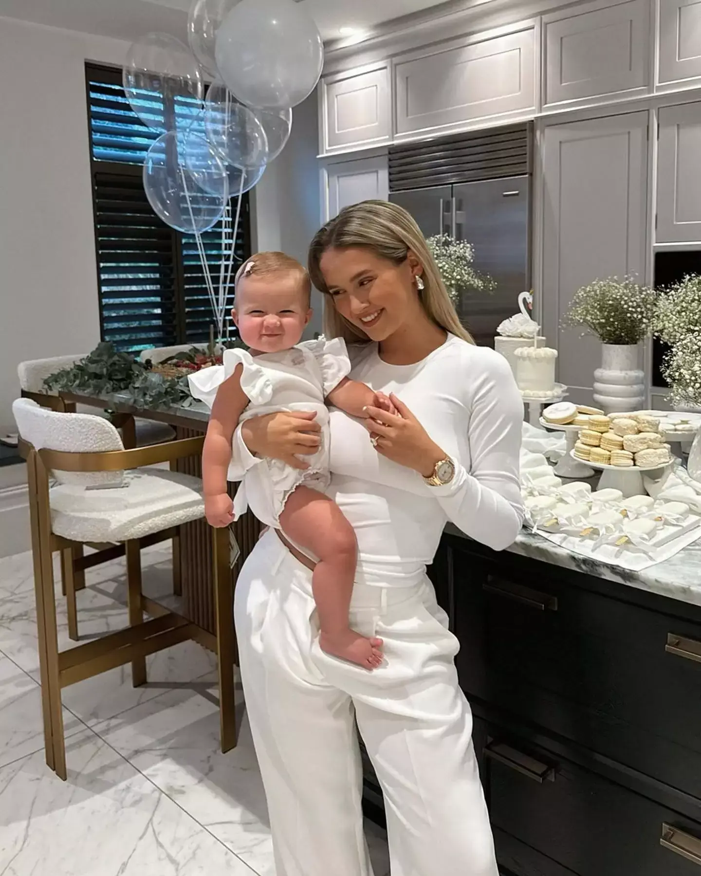 The family celebrated Bambi's first birthday in January. (Instagram/@mollymae)