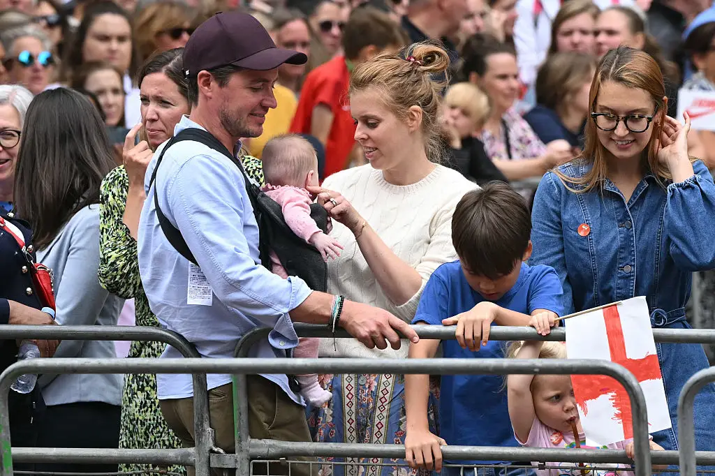 Beatrice's baby girl Athena, who was born in January 2025, is also part of Generation Beta (JUSTIN TALLIS/Getty Images)